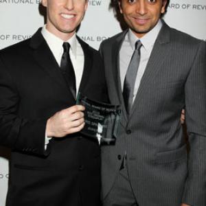 Chris Sparling and M Night Shyamalan at 2011 National Board of Review gala