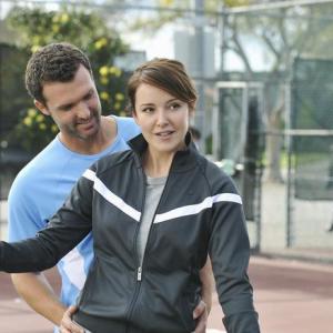 Still of Christa Miller and Kristian Capalik in Cougar Town (2009)
