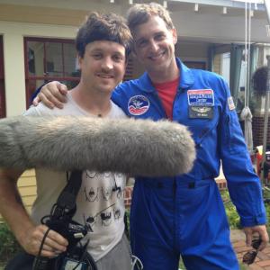 Jon Sawa with Josh Lucas on Space Warriors