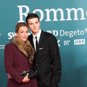Aglaia Szyszkowitz and Patrick Mlleken attend the movie premiere of ROMMEL 2012
