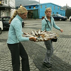 Still of Kandice Pelletier and Dustin Konzelman in The Amazing Race Good Doing Business with You 2007