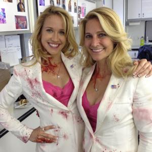 Stuntwoman Karin Justman doubling Anna Camp on True Blood Episode 68 Dead Meat and 69 Life Matters