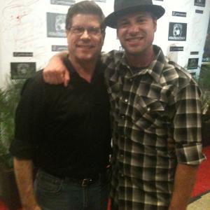Thurman and his son TJ at the LA Indie Film Festival Premiere