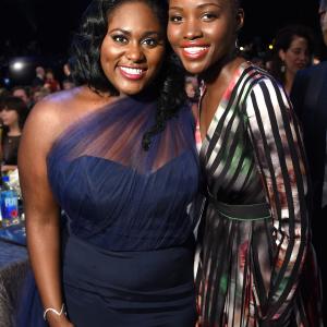Lupita Nyong'o and Danielle Brooks at event of The 21st Annual Screen Actors Guild Awards (2015)