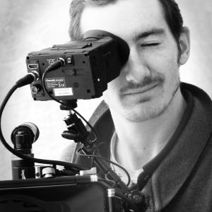 Tim Buttner operating the Blackmagic Cinema Camera.