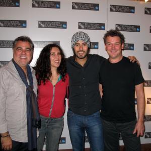 Tony Allen with Virginia Romero, Benito Zambrano and Ram Khatabakhsh and the 2011 London Film Festival