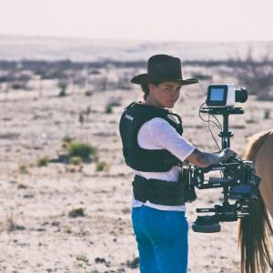 The shooting of the Psychedelic Marfa Film