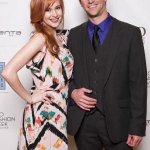 Alexia Fast & Chad Willett in the 2011 Leo Awards gift lounge.