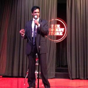 Ken Bhan performing Stand Up in the Main Room at THE COMEDY STORE on Sunset Boulevard Los Angeles