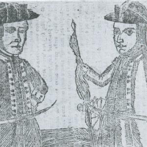 Daniel Shays and Job ShattuckRebellion leaders against capitalistjudicary  political oppression in USA in 1786 Steve Armourae