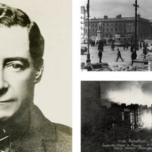 Cathal Brugha Irish supreme commander of Catholic-Protestant parentage.Outstanding leader, ally of Armourae& Bernadette's ancestor, Tim Healy