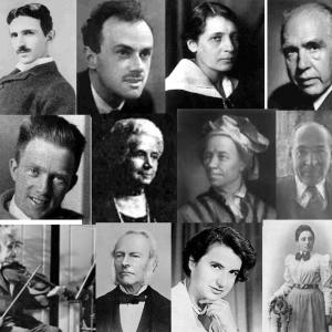 Scientists who have appeared as characters in productionsdocumentaries or writingTeslaDiracMeitnerBohrHeisenbergLadd FranklinEulerAlfred Einstein Mozart expert cousin to AlbertAlbert playing the violinat least 2 things he could do better tha