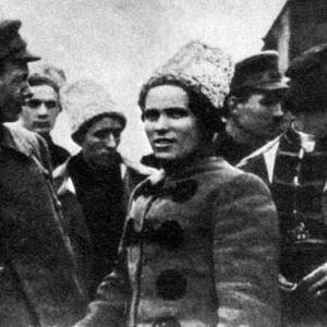 Anarchist Russian Black Army, with Ukranian leader Makhno.Far more radical than the Left& other emancipation groups (armourae)