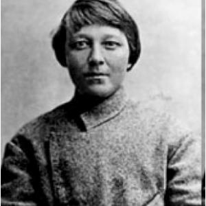 Maria Nikiforova anarchist leader at war with Bolsheviks following theri oppressions in Russian revolution armourae