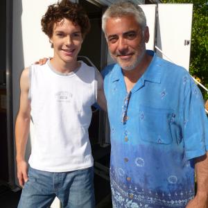 Jarrod as Adam Arkin's son, Tony, in 'The Sessions', June 2011.