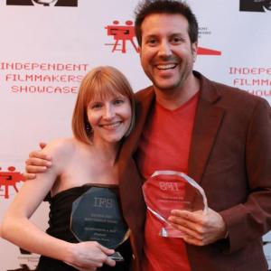 Producers Rebecca Norris and Kevin Resnick, Best Comedy Short Award, IFS Film Festival, 2013
