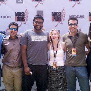 Cast and Crew at premiere of Toasted in Dances With Films festival Sunset 5 Theater Hollywood ProducersWritersActors Rebecca Norris  Kevin Resnick Cinematographer Snehal Patel Sound Recordist Rafael Kajatt Editor Varun Viswanath ActressPA Sheila Daley