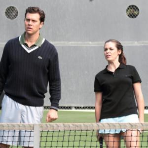 Still of Hayes MacArthur and Christine Woods in Perfect Couples 2010