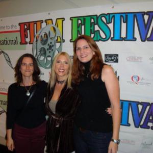 Susan Adriensen at Queens International Film Festival for Under the Ravens Wing with Rachel Gordon and Kimberly Amato for 