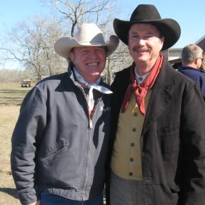 Gary P. Nunn and Dean Reading at Agarita Ranch.