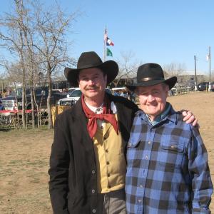 Dean Reading and Jim Brewer at the Lone Star Texas Independence Day Celebration  Agarita Ranch Lockhart Texas