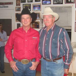 Dean Reading and David Jones at a gathering at the Lone Star Saloon at Omala Ranch in Lockhart, Texas