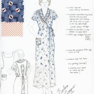 Costume Design Sketch for Kate in 