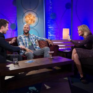 Carrie Keagan with Common on VH1's Big Evening Buzz with Carrie Keagan