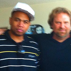 Mike Quinn and actor Omar Gooding (bother of Cuba Gooding Jr.)