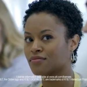 Lony'e Perrine in the AT&T Digital National Commercial.