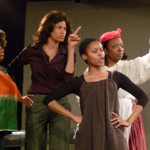 Lonye Perrine Tamika Simpkins Lee Sherman and Kila Kitu in the award nominated play Black Women State of The Union