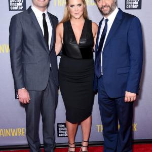 Judd Apatow, Bill Hader and Amy Schumer at event of Be stabdziu (2015)