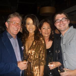 With Maggie Q Nikita at The 2010 CW Upfront Afterparty