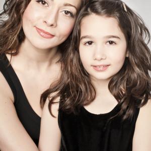 Mahsa Ghorbankarimi with daughter Mina Alexandra Gorelick April 2015