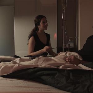 Film still from LUCIFEROUS with Mahsa Ghorbankarimi and Alexander Gorelick. (2015)