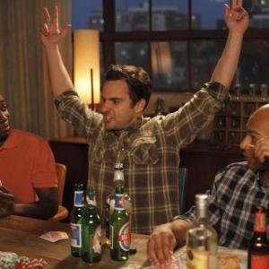 Still of Lamorne Morris and Jake Johnson in New Girl 2011