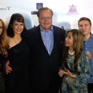 Cristina Parovel with Kimberly Whalen and Paul Sorvino A winter rose premiere Dance with Films Chinese Theatre Hollywood