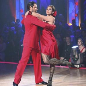 Still of Maksim Chmerkovskiy and Hope Solo in Dancing with the Stars (2005)