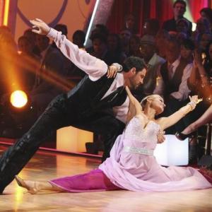 Still of Maksim Chmerkovskiy and Erin Andrews in Dancing with the Stars (2005)