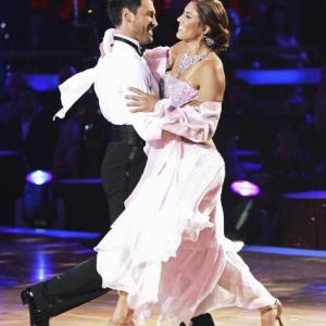 Still of Maksim Chmerkovskiy and Hope Solo in Dancing with the Stars (2005)
