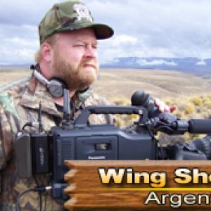 Buck McNeely on a Mtn in the Andes of Argentina with HD camera