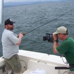 Buck McNeely fishing off the Pacific coast in Costa Rica