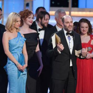 The Golden Globe Awards  66th Annual Telecast Jon Hamm January Jones Christina Hendricks Matthew Weiner Elisabeth Moss