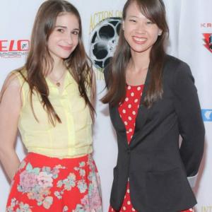 With Julia Morizawa at Action on Film Festival
