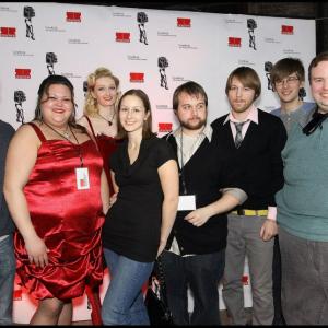 Frankie Frain and the cast and crew of Sexually Frank at Cinekink 2012 NYC