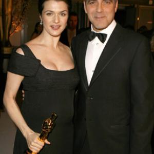 George Clooney and Rachel Weisz at event of The 78th Annual Academy Awards 2006