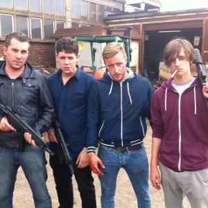 Still of Ian Virgo Ryan Winsley Kyle Summercorn and Alex Esmail in Essex Boys Retribution 2013