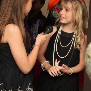 Being interviewed on Red Carpet for YAA 2010