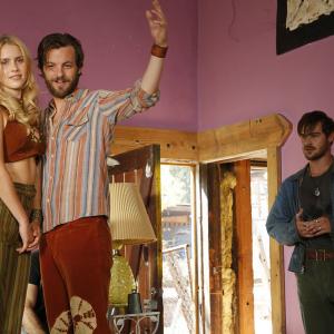 Still of Gethin Anthony, Claire Holt and Grey Damon in Aquarius (2015)