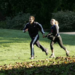 Still of Danielle Turner and Eric Sanchez in The Amazing Race Low to the Ground Thats My Technique 2007
